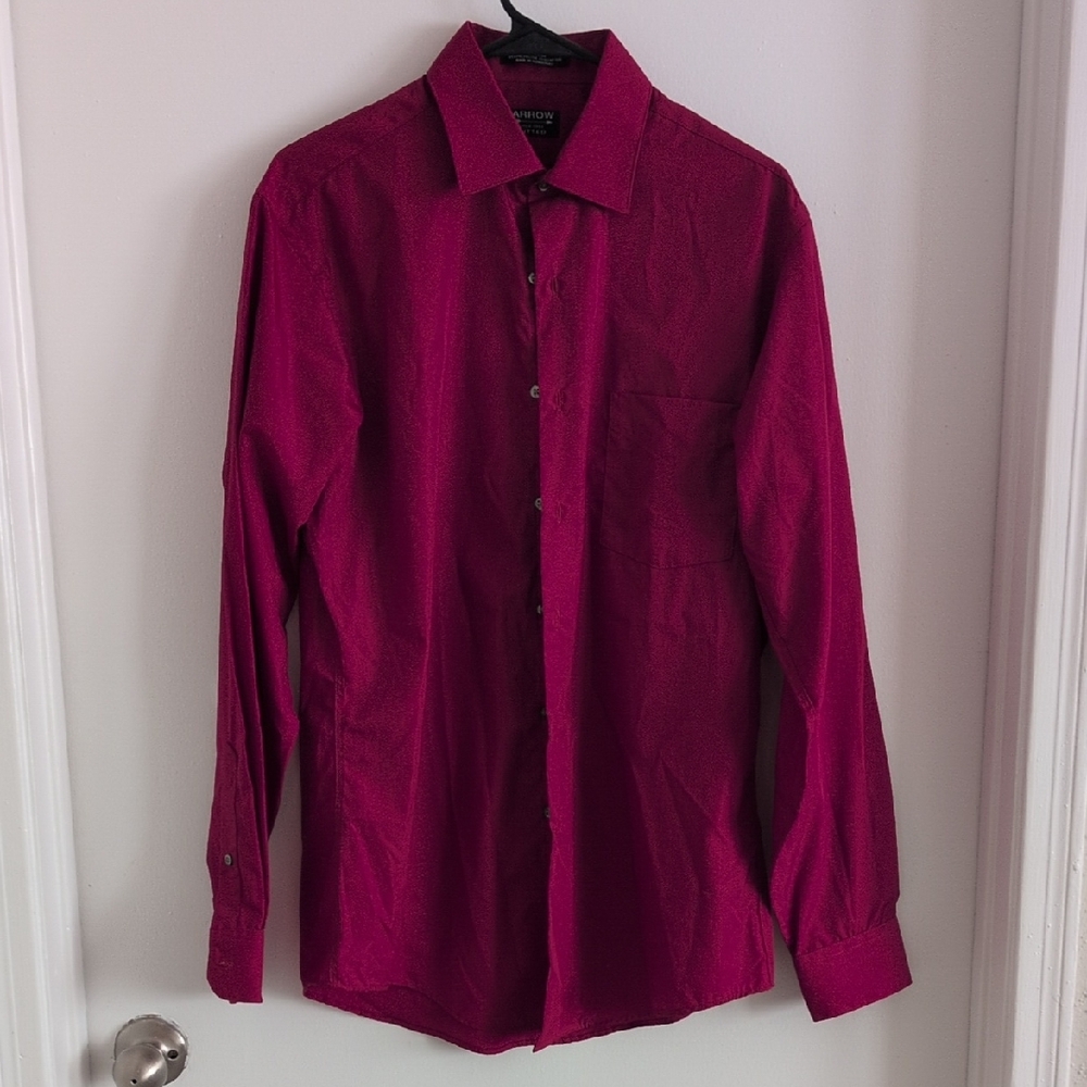Arrow Men's Button Down Shirt - Red